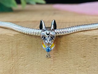Charm Gato Egipcio - Plata