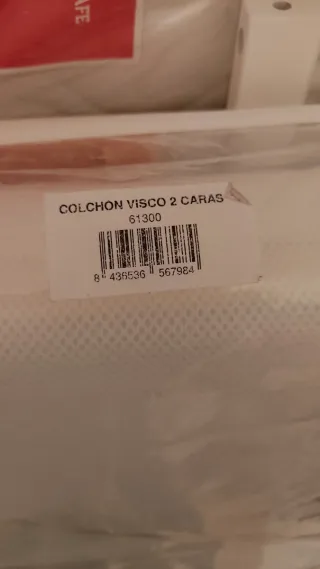 Colchón Cuna My Baby Visco HR