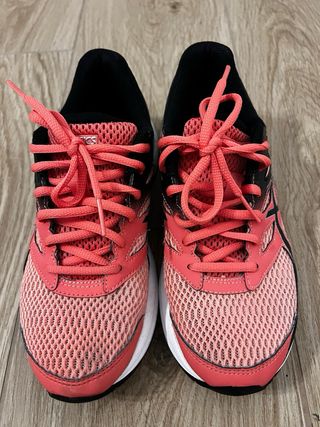 Zapatillas Asics Mujer Rosa y Negro