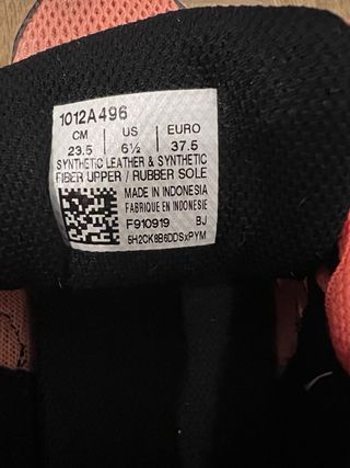 Zapatillas Asics Mujer Rosa y Negro