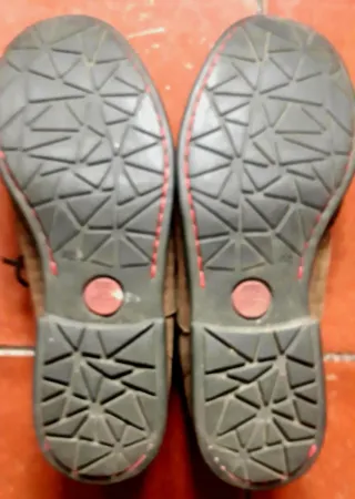 Zapatos Camper Tweed Marrón y Negro