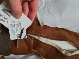 Botas altas de piel marrones