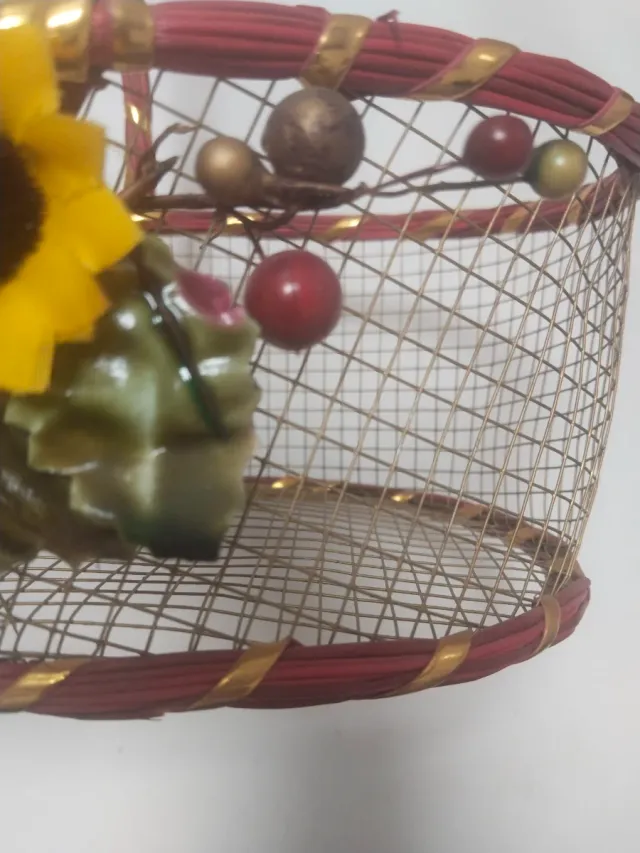 Juego de 3vcestas decorativas 23 cm 18cm . 15 cm.