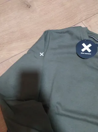 Sudadera Blue Banana Verde Talla S