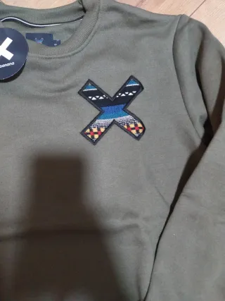 Sudadera Blue Banana Verde Talla S