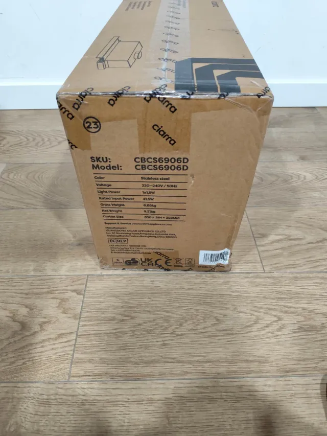 Campana extractora Ciarra CBCS6906D