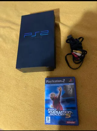 Consola PlayStation 2 Nera + Gioco