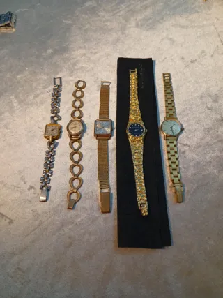 Lote 5 Relojes Mujer