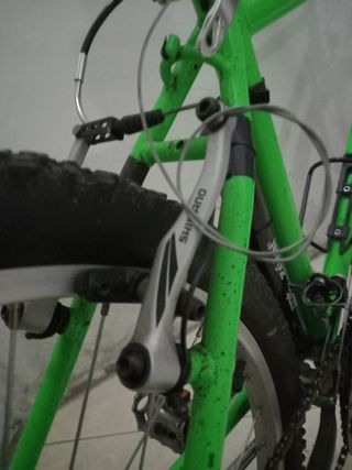 Bicicleta MTB Verde Solo en Persona Aviles