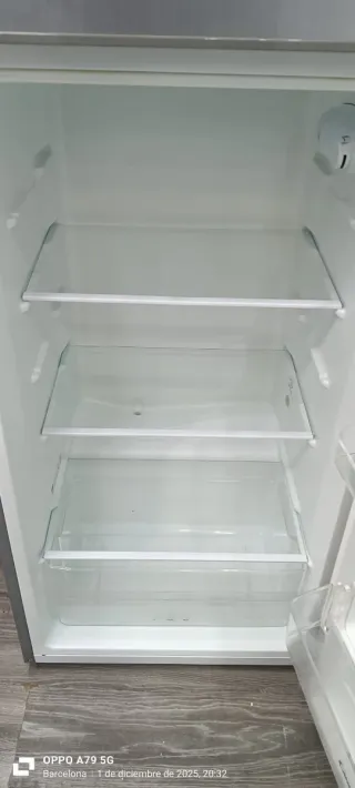 Nevera Combi Candy Gris 144 x 54.5  x 55