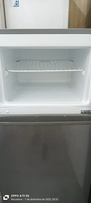 Nevera Combi Candy Gris 144 x 54.5  x 55