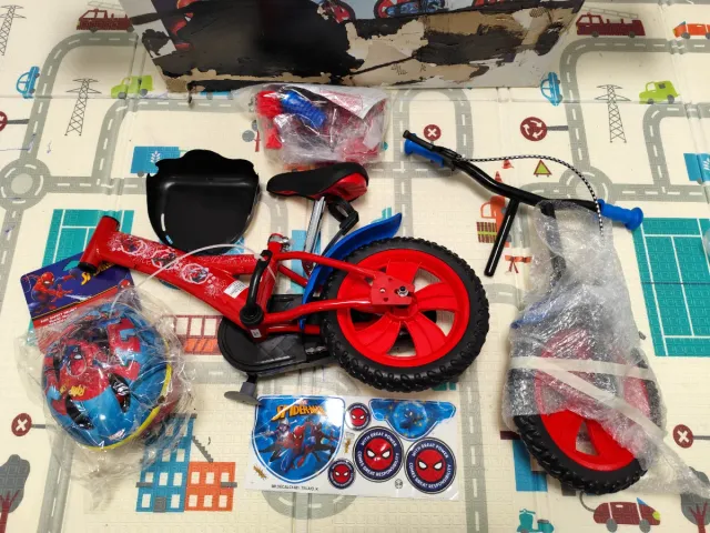 Bicicleta Spiderman 12"