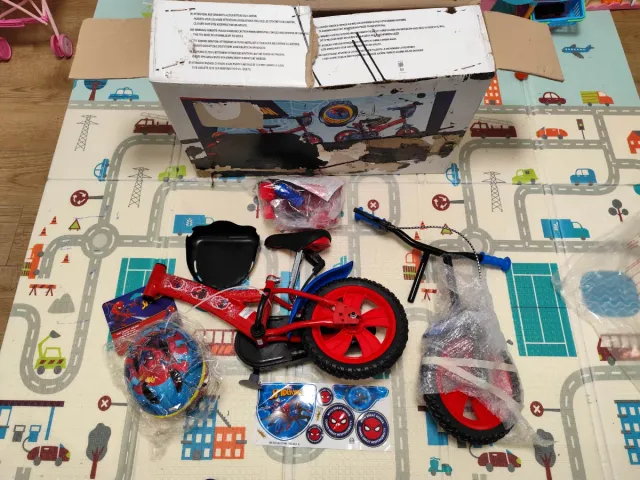 Bicicleta Spiderman 12"