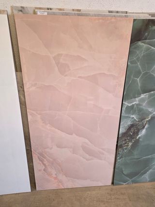 Azulejos de mármol rosa (3 unidades)