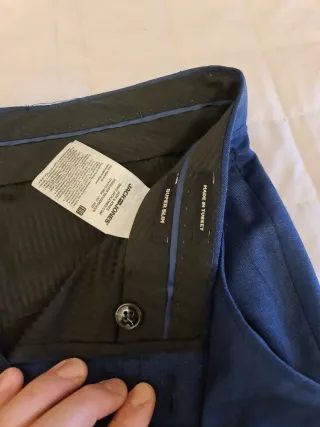 Pantaloni Jack & Jones blu