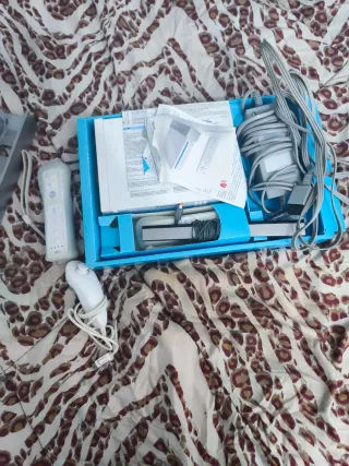 Nintendo Wii Blanca con 2 mandos y accesorio