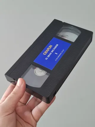 9 VHS Chaplin Colección
