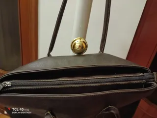 Borsa in pelle marrone