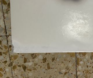 Armario blanco puertas correderas con inperfecto