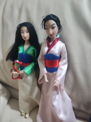 Coppia Bambole Mulan Disney