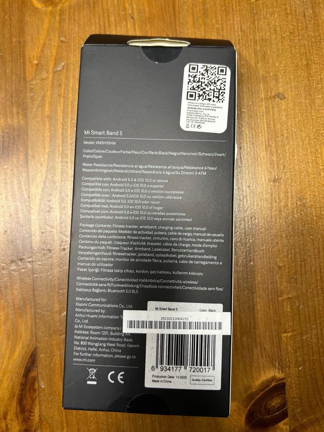 Xiaomi Mi Smart Band 5 Nuova Precintata