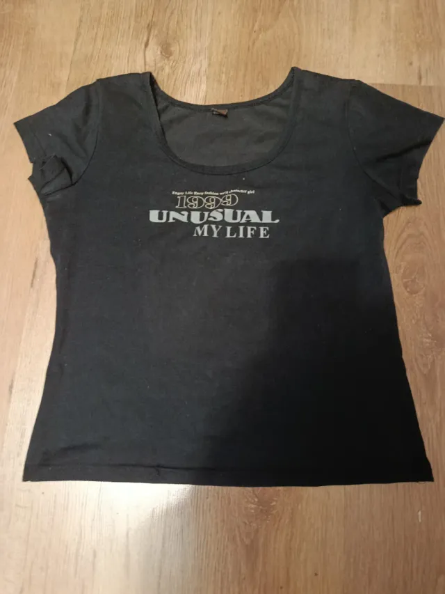 Camiseta negra mujer S 1994 Unusual My Life