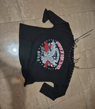 Camiseta negra mujer