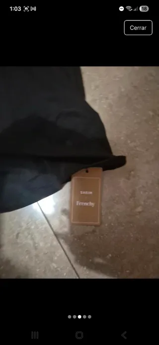 Camiseta negra mujer