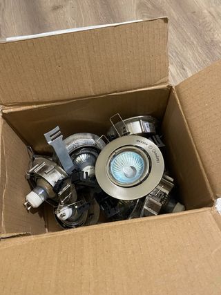 Lote de 12 focos empotrables