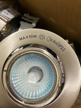 Lote de 12 focos empotrables