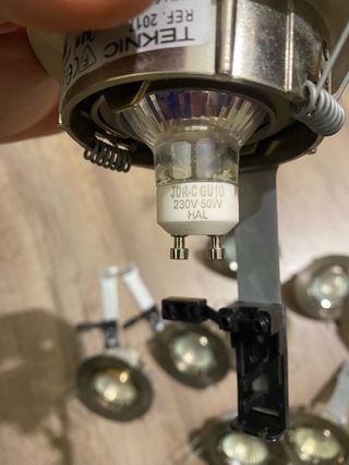 Lote de 12 focos empotrables