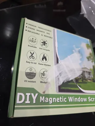 Mosquitera magnética para ventana