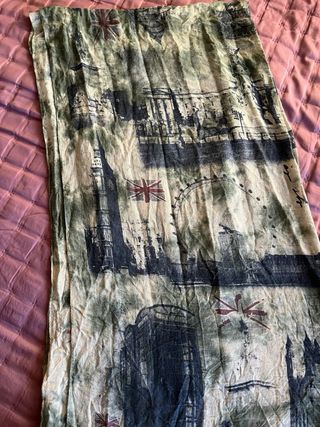 Pasmina Viscosa Vintage Estampada Londres