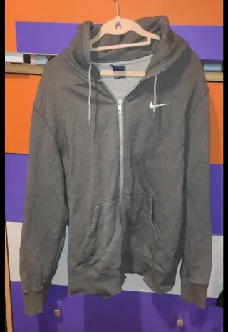 Sudadera Nike Gris Cremallera
