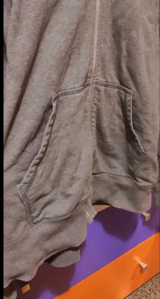 Sudadera Nike Gris Cremallera