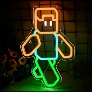 Lampada Neon LED "MAINCRAFT"