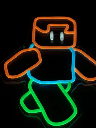 Lampada Neon LED "MAINCRAFT"