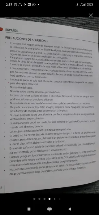 Cinta de correr Cecotec 1000W