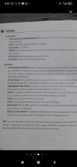 Cinta de correr Cecotec 1000W