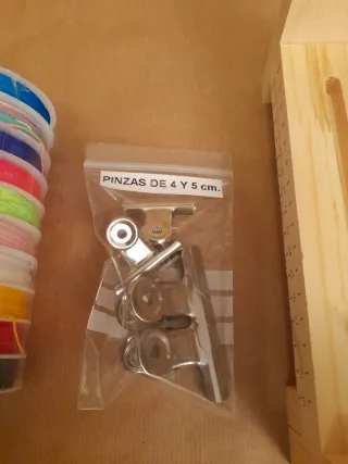 Set para hacer pulseras.