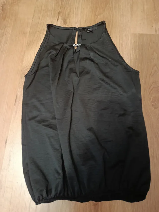 Blusa Festa Negra sin Mangas Talla 40