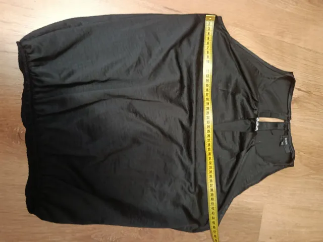 Blusa Festa Negra sin Mangas Talla 40