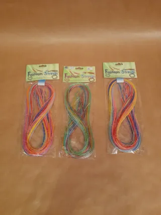 Hilos Plástico Scoubidous Colores Variados.