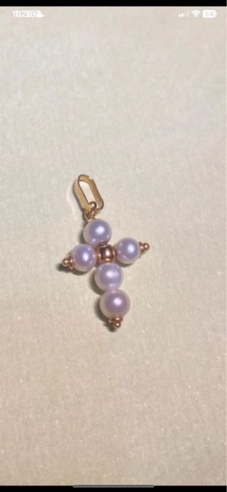 Colgante Cruz Oro 18k