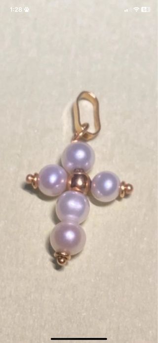 Colgante Cruz Oro 18k