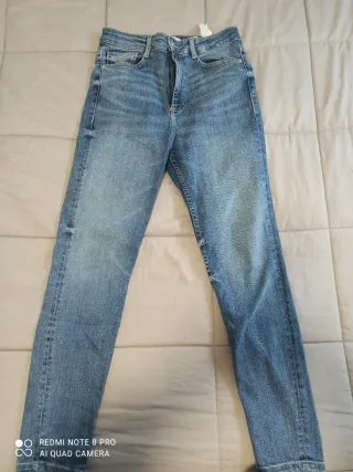 Tejanos Zara Hombre Azul