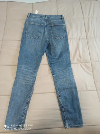 Tejanos Zara Hombre Azul
