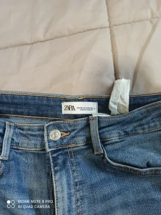 Tejanos Zara Hombre Azul