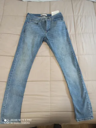 Tejanos Zara Hombre Azules