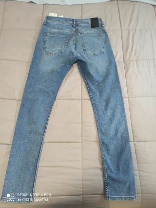 Tejanos Zara Hombre Azules